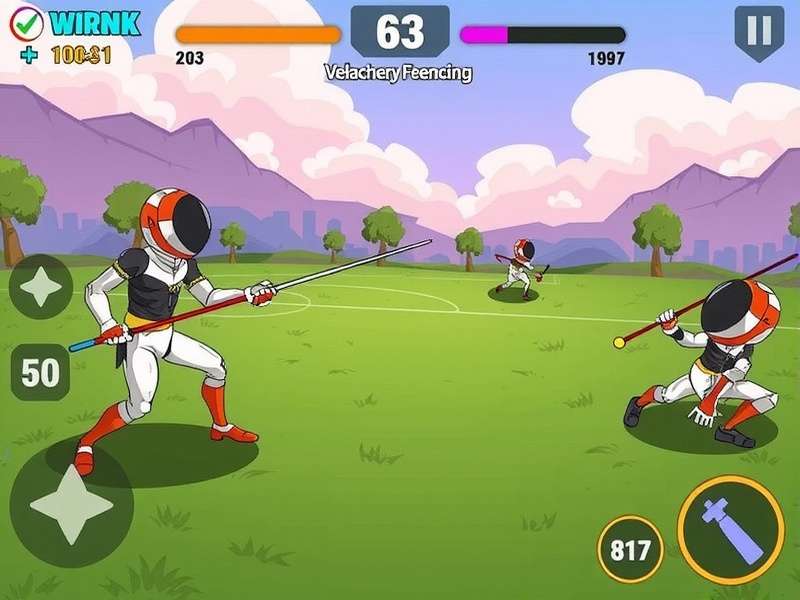 Velachery Fencing Foes Gameplay Screenshot